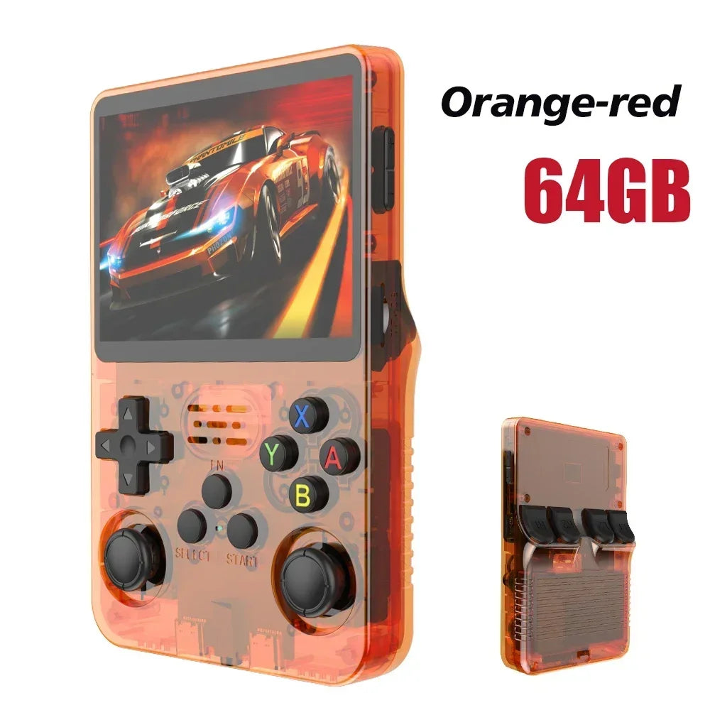 R36S Retro Handheld Video Game Console 3.5 Inch IPS Screen Storage 20000 Game Library Arkos Linux System Portable Pocket Player