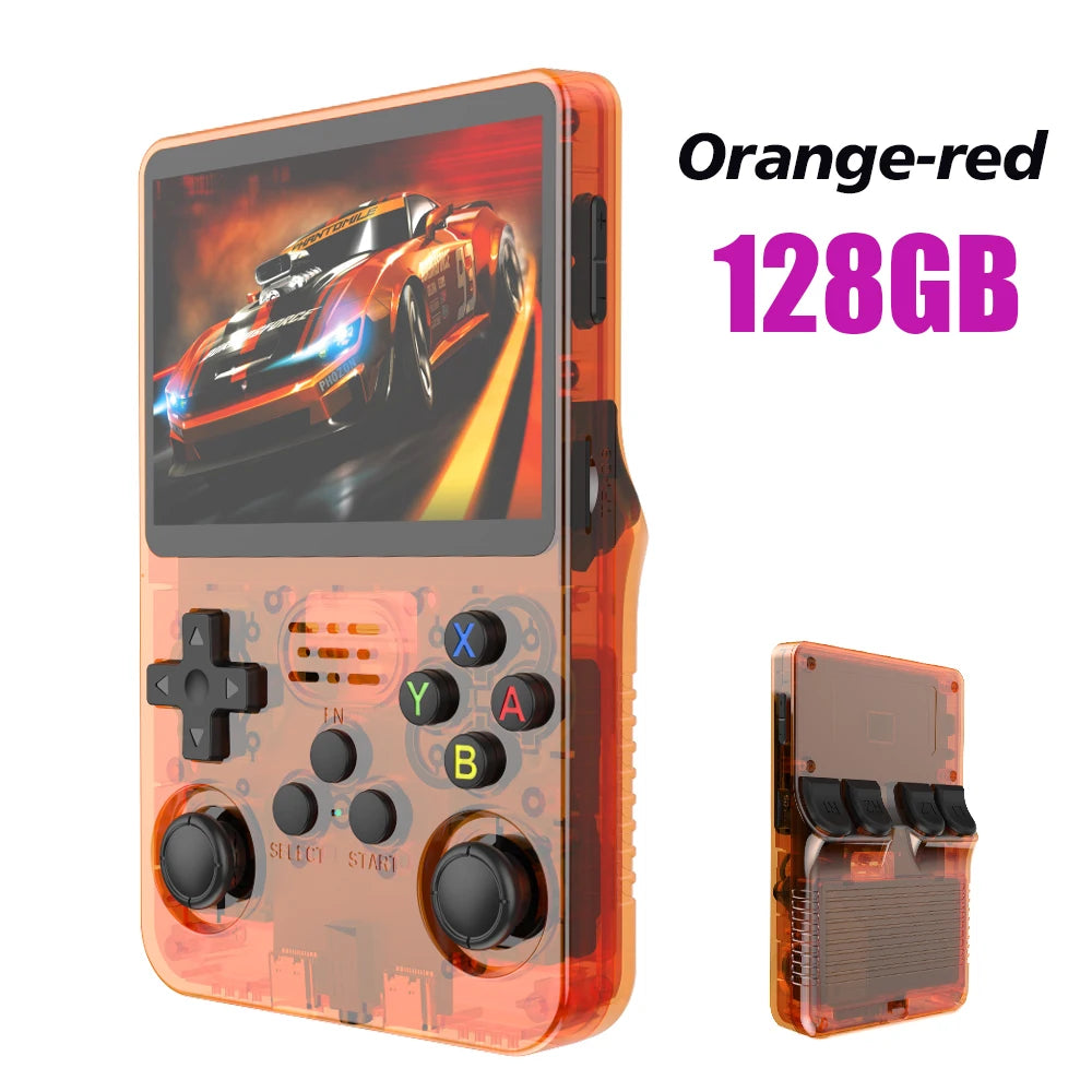 R36S Retro Handheld Video Game Console 3.5 Inch IPS Screen Storage 20000 Game Library Arkos Linux System Portable Pocket Player