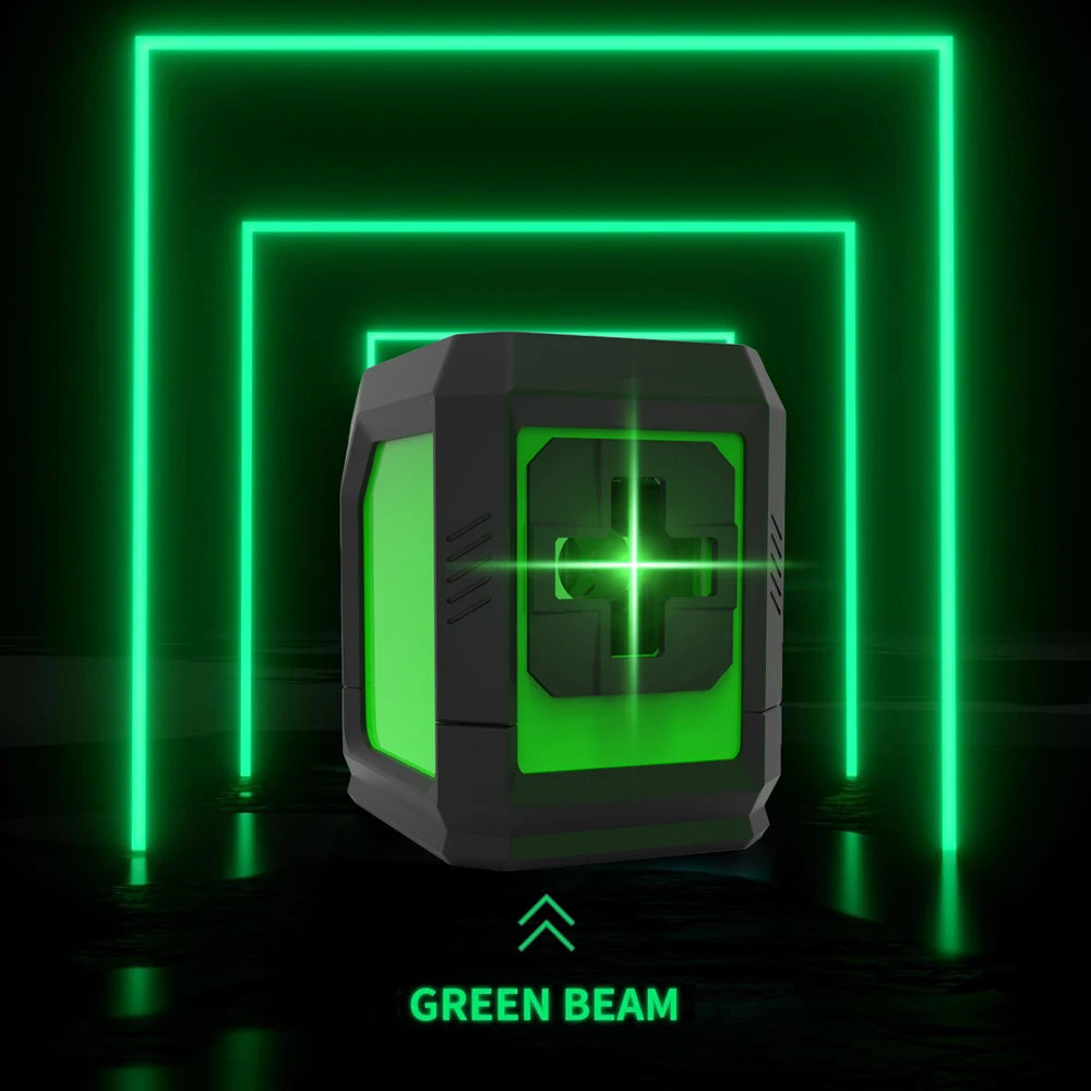 HILDA Laser Level 2-Line Green Laser Instrument With Magnet Wall Level Portable Provincial Support Cross Laser Instrument