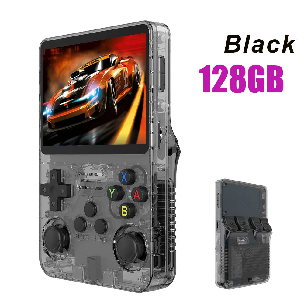 R36S Retro Handheld Video Game Console 3.5 Inch IPS Screen Storage 20000 Game Library Arkos Linux System Portable Pocket Player