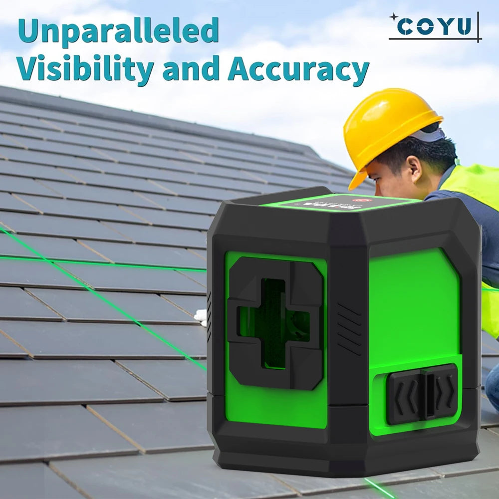 HILDA Laser Level 2-Line Green Laser Instrument With Magnet Wall Level Portable Provincial Support Cross Laser Instrument