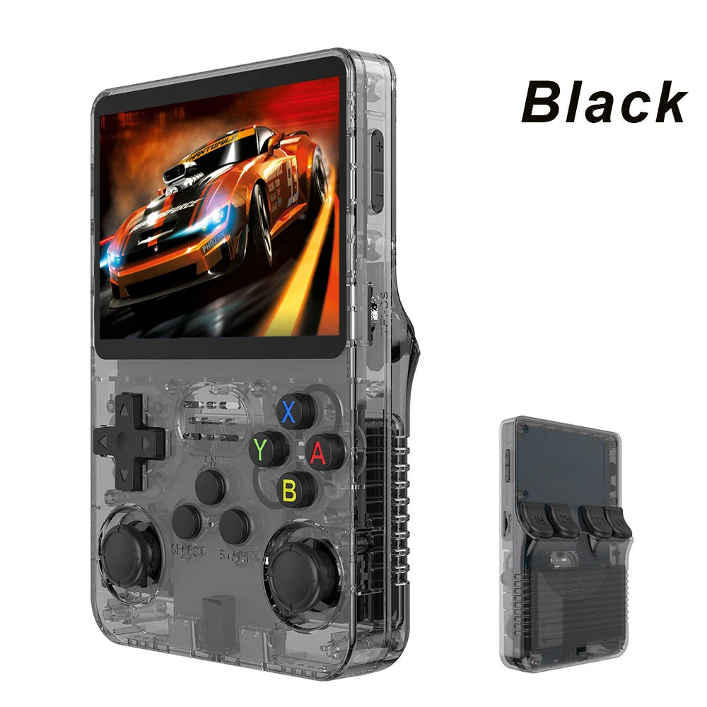 R36S Retro Handheld Video Game Console 3.5 Inch IPS Screen Storage 20000 Game Library Arkos Linux System Portable Pocket Player