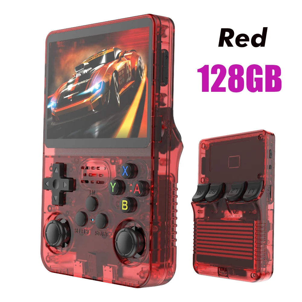 R36S Retro Handheld Video Game Console 3.5 Inch IPS Screen Storage 20000 Game Library Arkos Linux System Portable Pocket Player