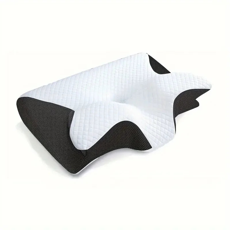 Ergonomic cotton snack pillow with comfortable sleeping design, soft and lightweight, perfect for side, back and abdominal sleep