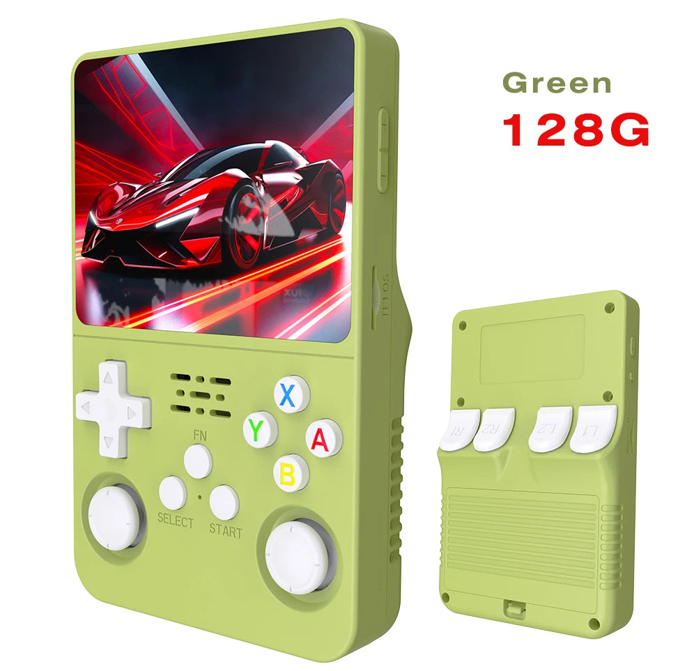 R36S Retro Handheld Video Game Console 3.5 Inch IPS Screen Storage 20000 Game Library Arkos Linux System Portable Pocket Player