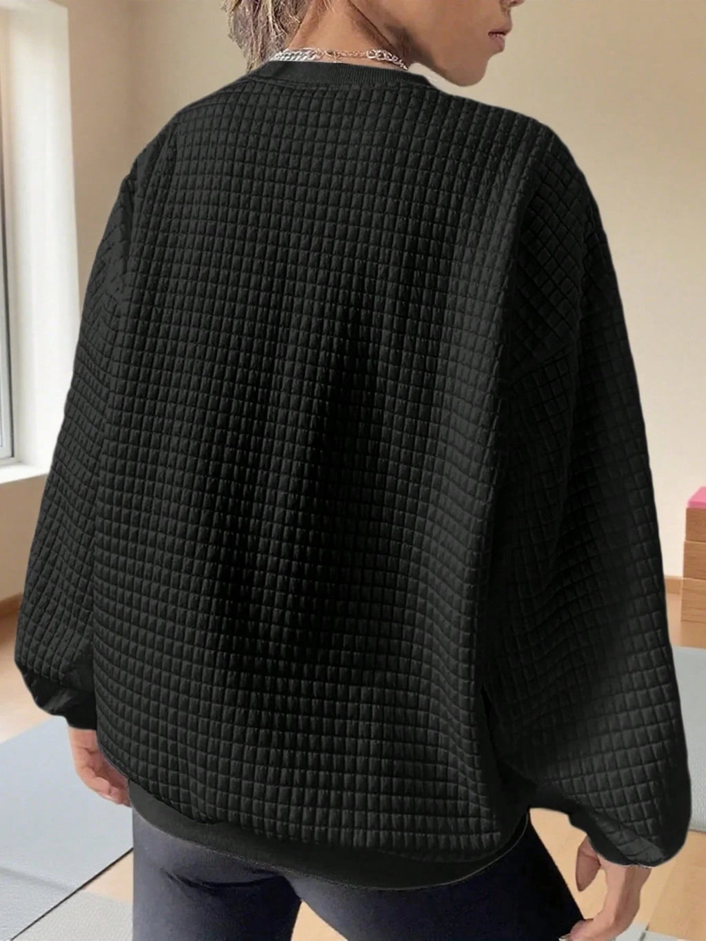 Plus Size Christmas-Themed Printed Sweatshirt Adding Elegance to Your Holiday Wardrobe