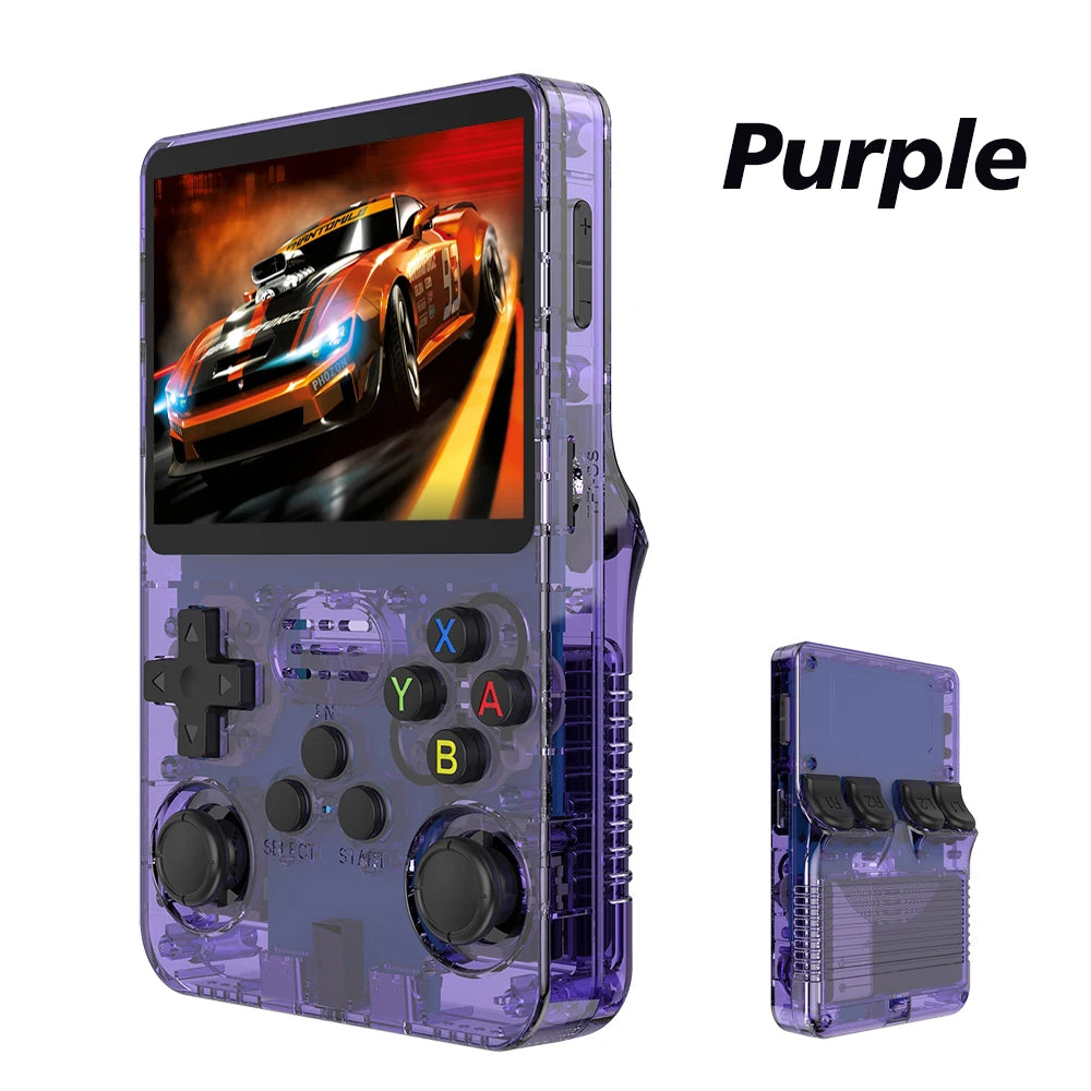 R36S Retro Handheld Video Game Console 3.5 Inch IPS Screen Storage 20000 Game Library Arkos Linux System Portable Pocket Player
