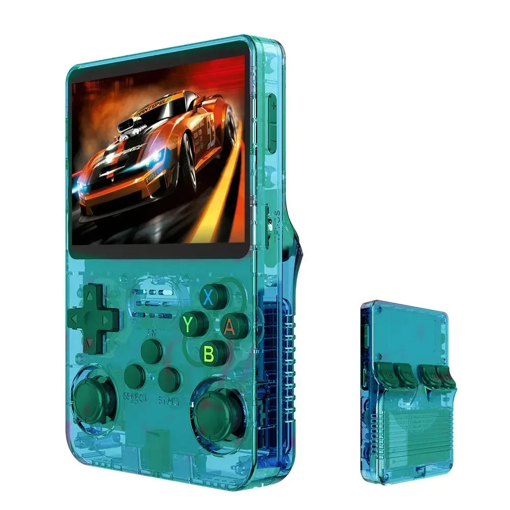 R36S Retro Handheld Video Game Console 3.5 Inch IPS Screen Storage 20000 Game Library Arkos Linux System Portable Pocket Player